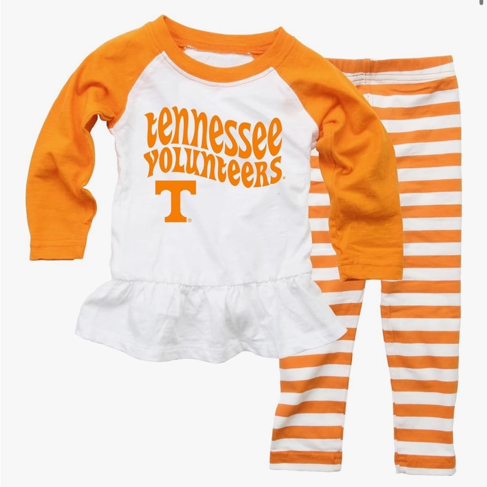 Tennessee Volunteers baby girl outfit  - Orange and White size 6 months
